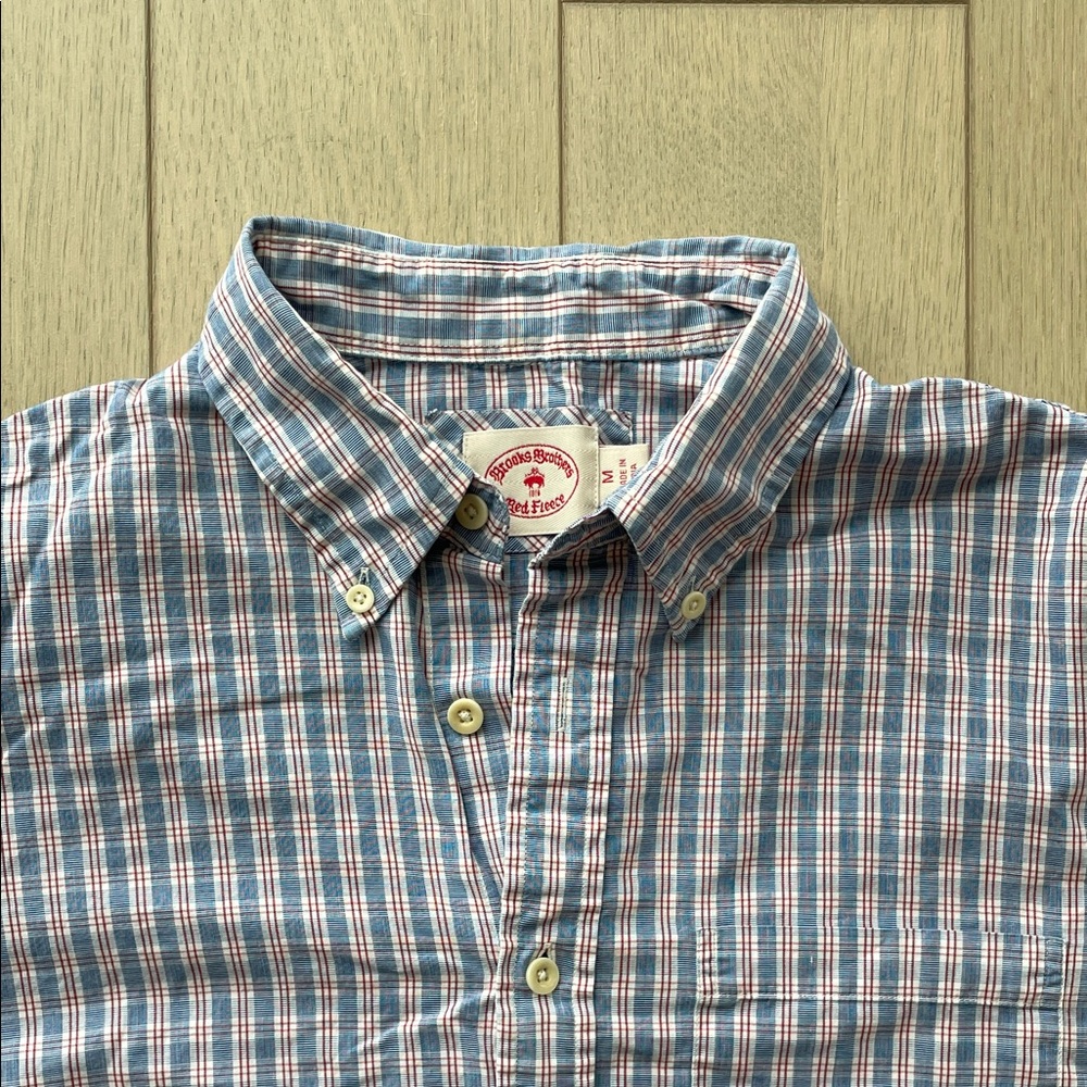 Brooks Brothers men’s Plaid Button Down Shirt